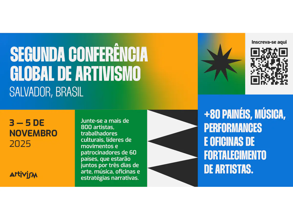 Global Artivism reúne criadores e defensores de causas de mais de 60 nações em Salvador.