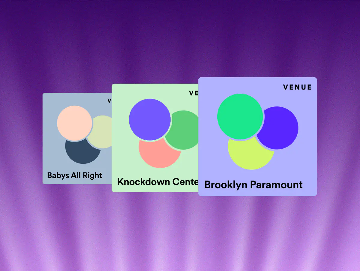 Novo recurso do Spotify torna mais fácil encontrar casas de shows e aproxima os fãs da cena musical ao vivo.